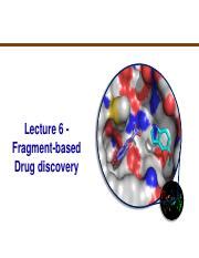 Lecture6 Fragment Based Drug Discovery Pdf Lecture 6 Fragment Based