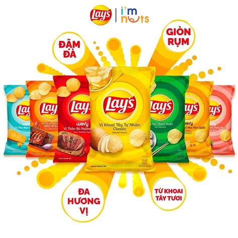 Snack Khoai T Y Lays V G I Nh V G I L N B Nh K O N V T Imnuts