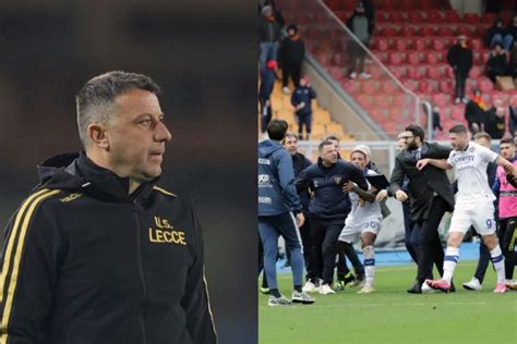 Serie A Lecce Sack Coach D Aversa After Headbutting Incident With