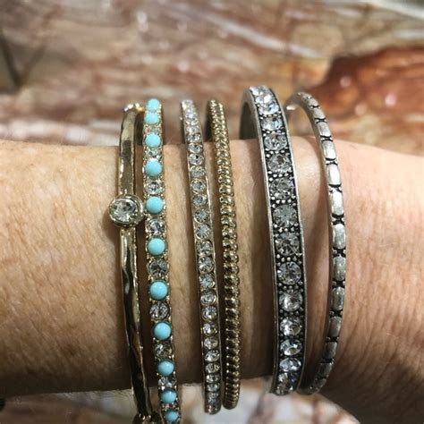 Premier Designs | Jewelry | Premier Designs Stack Of 6 Bracelets | Poshmark