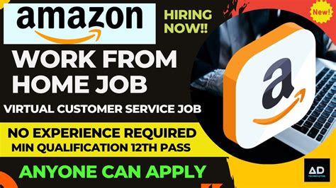 Amazon New Work From Home Job Min Qualification 12th Pass Jobs For Freshers Latest Vcs