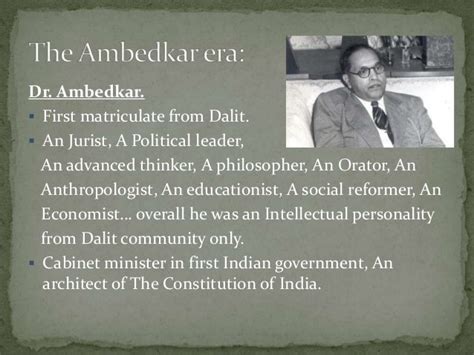 Ambedkar and Dalit Movements