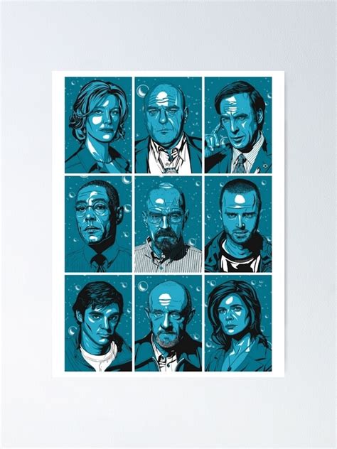 "Breaking Bad character collage" Poster for Sale by Epic-Failure ...