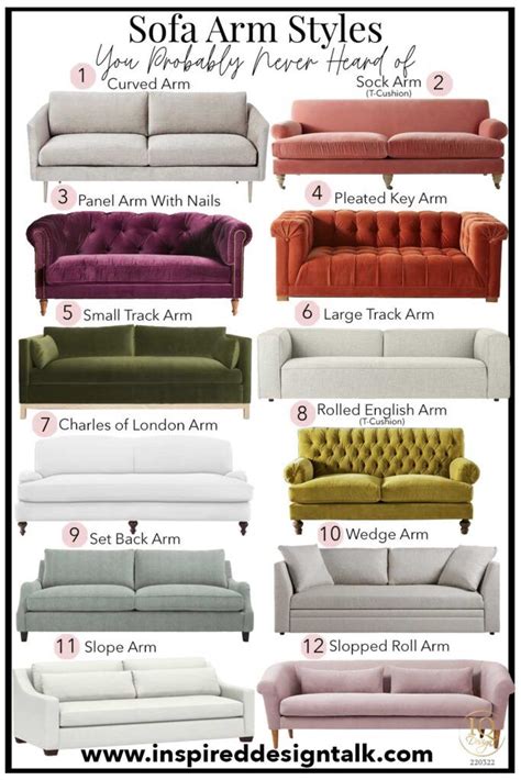 12 Sofa Arm Styles You Probably Didnt Even Know Half Of These