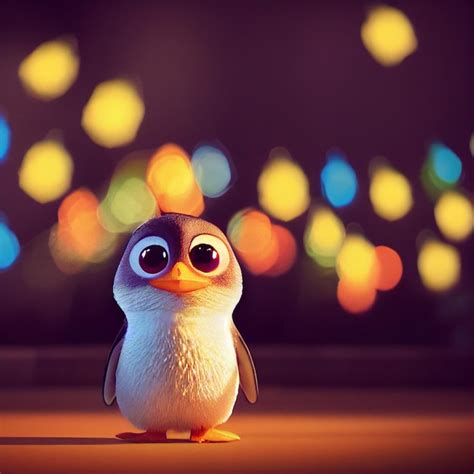 Penguin Eyes Cartoon