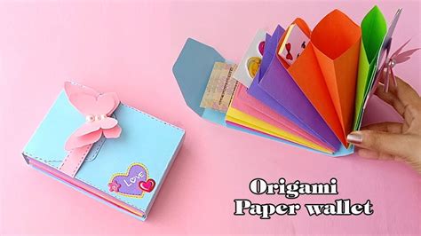 Origami Paper Wallet Tutorial How To Make Paper T Bag School