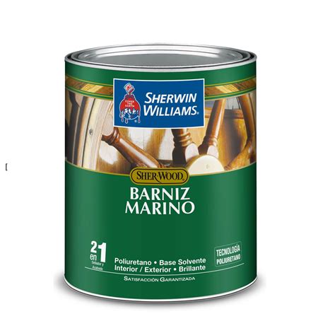 Barniz Exterior Para Madera Marino Brillante 1 4 Gl A67v4 1 4 Sherwin