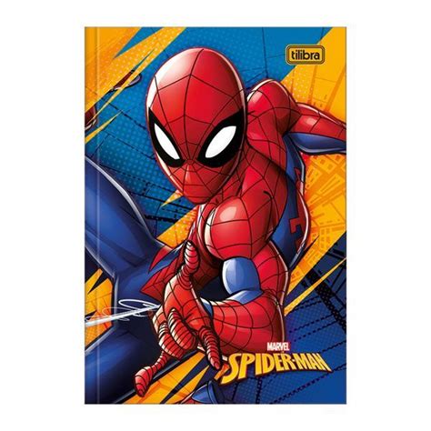 Caderno Brochur O Tilibra Capa Dura Spider Man Capas Diversas Item