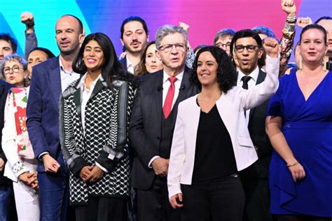 Manon Aubry une campagne pour les élections européennes dans lombre