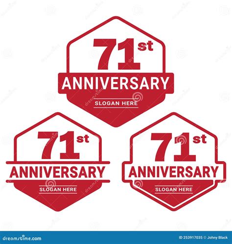 Years Anniversary Celebration Logotype St Anniversary Logo