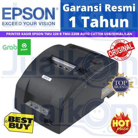 Jual PRINTER KASIR EPSON TMU 220 B TMU 220B AUTO CUTTER USB SERIAL LAN