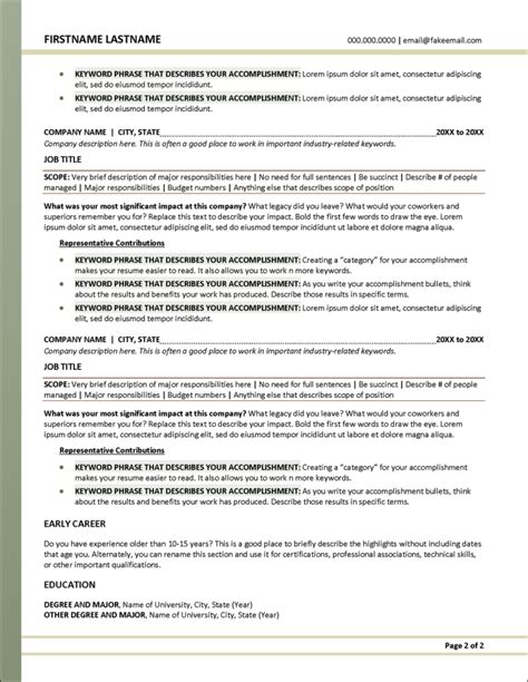 Simple Resume Template for Word - ATS-friendly & Easy-to-Use