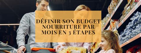 Définir son budget nourriture par mois en 3 étapes