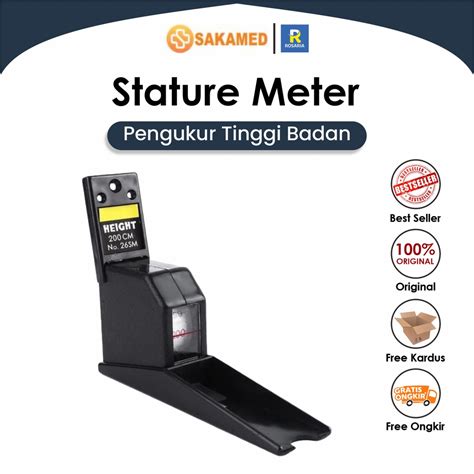 Jual Alat Pengukur Tinggi Badan Dewasa Dan Anak Stature Meter M