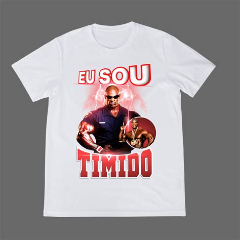 T Shirt Classic Camisa Eu Sou Tímido em