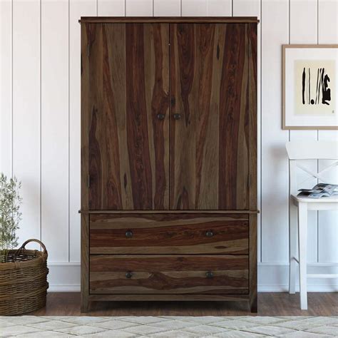 Real Wood Armoire Wardrobe Closet 10 Bedroom Armoires Wardrobes