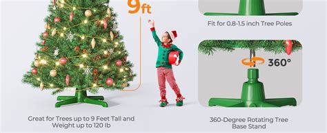 Dg Direct Rotating Christmas Tree Stand With Remote Control