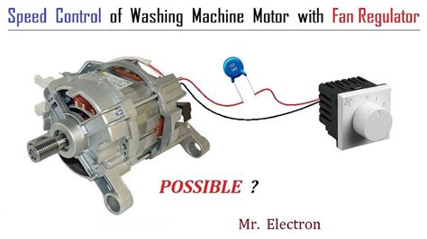 220v 690w Washing Machine Universal Motor Speed Control With Fan Regulator Possible Youtube