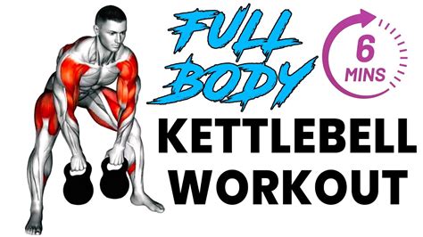 6 Minute Kettlebell Total Body Workout YouTube