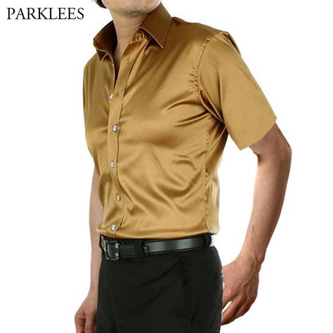 Mens Gold Dress Shirt Dresses Images 2022