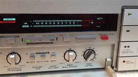 AKAI GX F71 Cassette Deck Demo YouTube