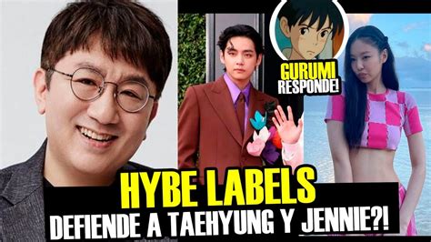 Hybe Labels Defiende A Taehyung Y Jennie De Gurumi Haribo Fans