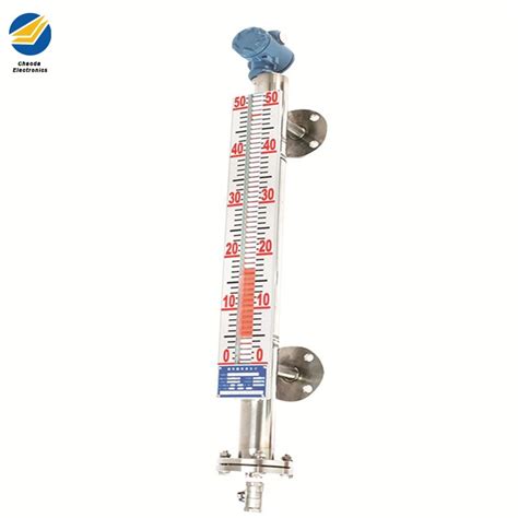 Water Level Meter Double Flange Magnetic Flap Tank Level Gauge