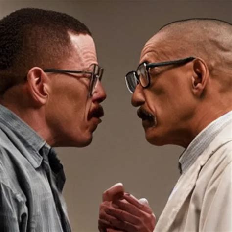 Walter White Kissing Gus Fring Stable Diffusion