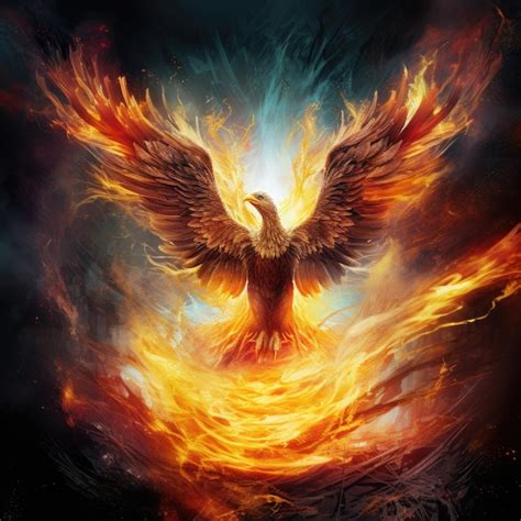 Premium AI Image | A vibrant bird with colorful wings