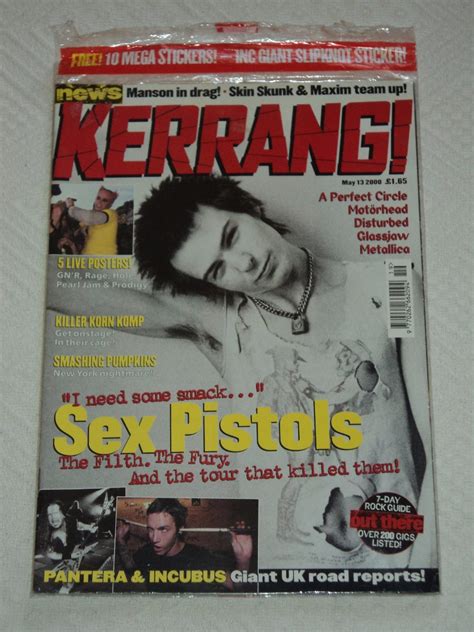 Revista Kerrang Sex Pistols Pantera Metalica R 59 99 Em Mercado Livre