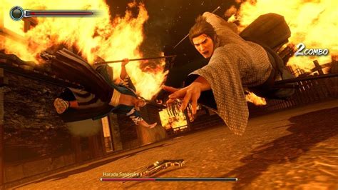 Like A Dragon Ishin Ryoma Vs Sanosuke No Damage Legend Youtube