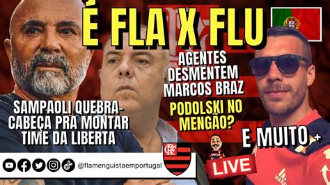 LIVE COPA DO BRASIL FLA X FLU SAMPAOLI QUEBRA CABEÇA NA LIBERTA