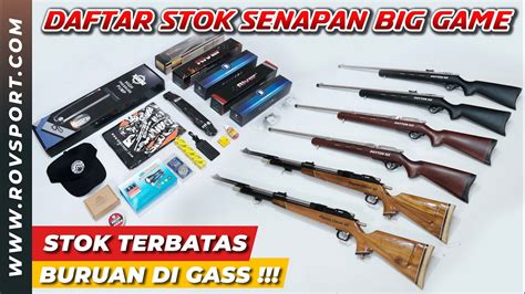 STOK PROMO SENAPAN ANGIN PCP BIG GAME TERLENGKAP MAKIN GEDE ISINYA