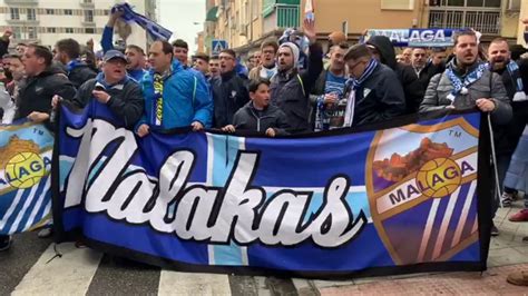 La Afición del Málaga en la Previa del Granada Málaga YouTube