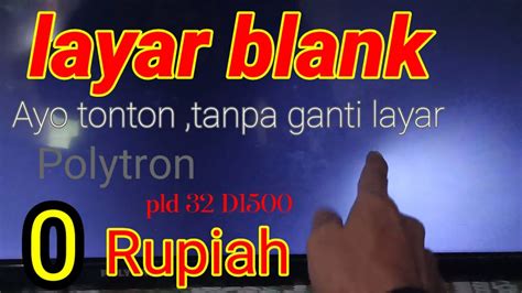 Tv Led Polytron Blank Pld D Cukup Potong Jalur Mudah