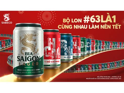 Thùng 64 Lon Bia Sài Gòn Lager 330ml Phiên Bản đặc Biệt