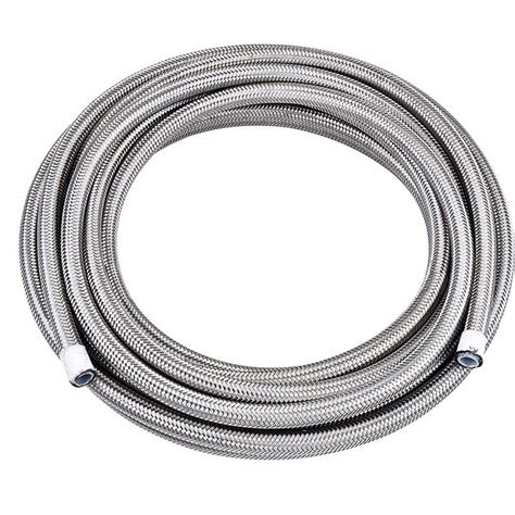 Ptfe E85 Fuel Line Hose Stainless Steel Braided By Waimaolang Medium