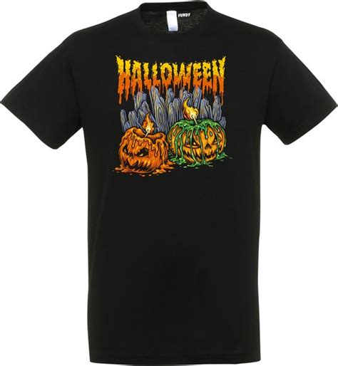 T Shirt Kinderen Halloween Pompoen Met Kaarsjes Halloween Kostuum