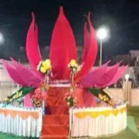 Hydraulic Lotus Theme For Marriage Revolving Stage At Rs 90000 Piece