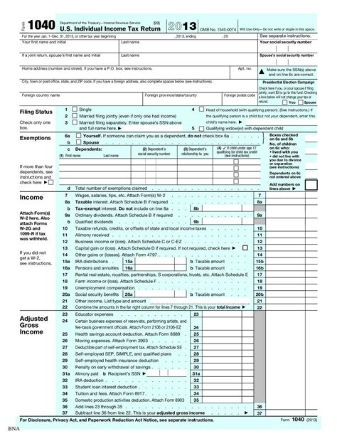 1040 Us Individual Income Tax Return With Schedule E