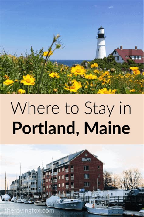 Where To Stay In Portland Maine The Roving Fox Maine Vacation Portland Maine Travel