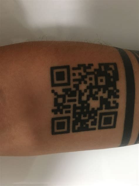 Open Tattoo Qr Code Personal Tattoo Hidden Tattoo Private