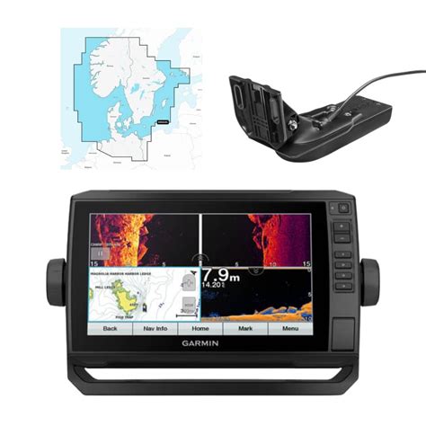 Garmin Echomap Uhd Sv M Gt Transducer S Kort Garmin