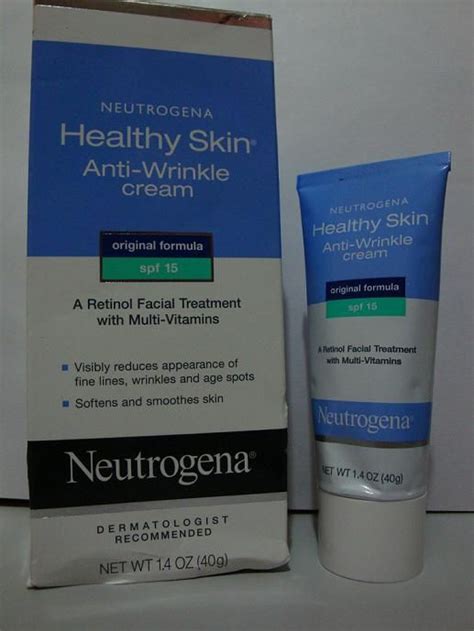 Neutrogena Healthy Skin Anti Wrinkle Cream With Sunscreen Broad Spectrum Spf 15 Reviews