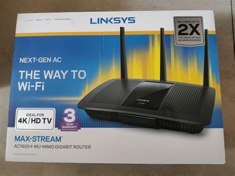 Linksys WiFi 5 Router Max Stream AC1900 EA7500 AH Dual Band Computers