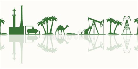 Teste Padr O Sem Emenda Do Vetor Da Ind Stria Petroleira Ilustra O Do