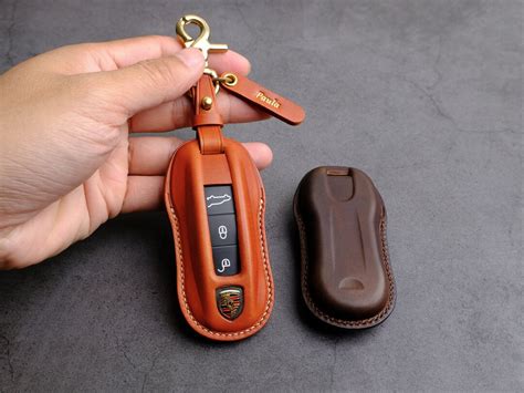 2024 Porsche Macan Key Fob Cover Leather Key Case For Keyless Etsy