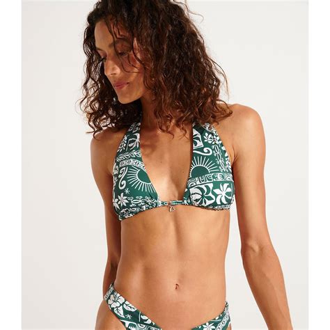 Tango Pacificba Triangle Bikini Top Green Banana Moon La Redoute