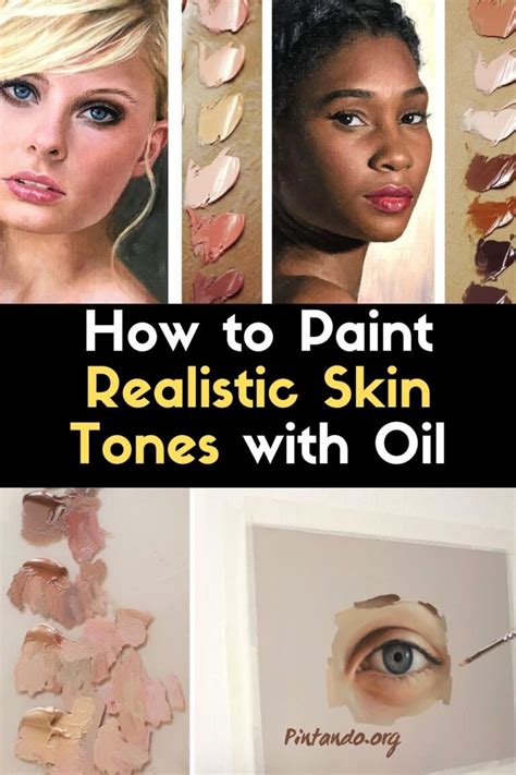 How To Paint Realistic Skin Tones Color Mix With Oil