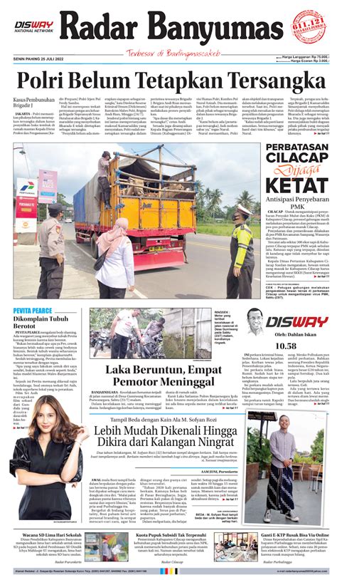 E Paper Senin Pahing Juli Radar Banyumas Digital Edition